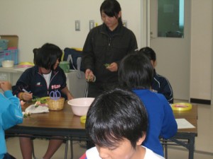 植物科学科のフラワーアレンジメント