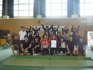 表彰式後の集合写真