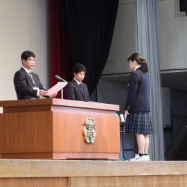 平成２８年度２学期終業式