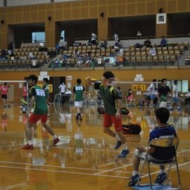 【バドミントン部】島根県ジュニアオリンピックに出場しました