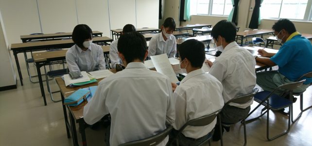 【食品科学科】第２回一日体験入学に向けて　～企画会議の様子②～