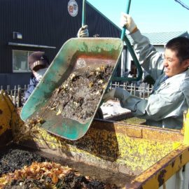 農業祭目前！11月5日、全校生徒で校地整備作業を行いました