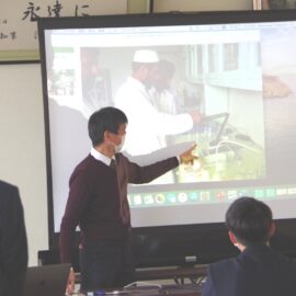 【進路指導部】「大学で農を学ぶということ」～島根大学出張講義
