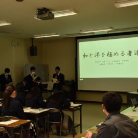 【食品科学科】令和２年度　食品科学科第３学年　プロジェクト最終発表の開催