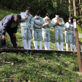 【植物バイオ】イズモコバイモ見学会を実施しました！