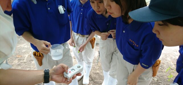 【食品科学科】糖度測定【一人一樹木シリーズ】