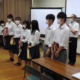 【農業クラブ】意見発表・プロジェクト発表県大会に出場しました