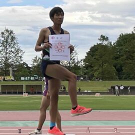 【陸上競技部】国体島根県予選大会に参加しました。