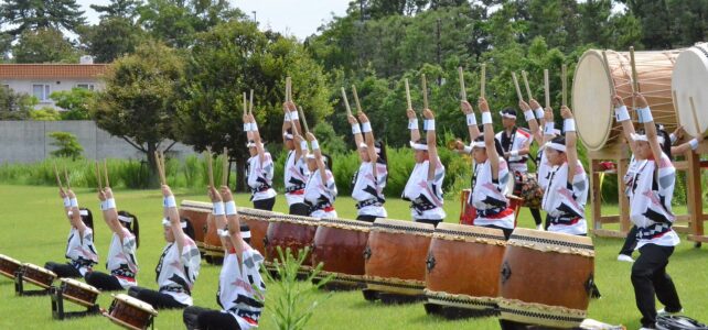 【出農太鼓部】地域公演の様子（7/25）