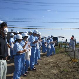 【環境科学科】現場見学を実施しました