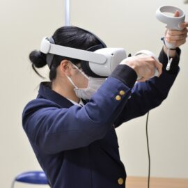 【食品科学科】VR学習システム体験会を開催しました