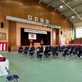 【耕魂会】耕魂会入会式を挙行しました