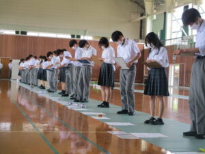 3年生の競技の様子