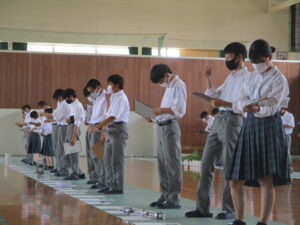 1年生の競技の様子