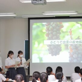 【食品科学科】令和４年度 食品科学科第２学年 プロジェクト中間発表の開催