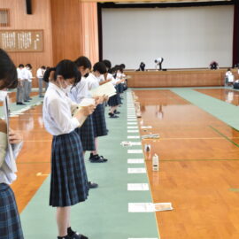 【農業クラブ】校内鑑定競技を実施しました