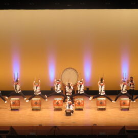 【出農太鼓部】７月７日公演活動（第18回島根県高等学校文化フェスティバル）