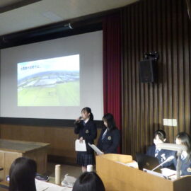 【動物科学科】３年プロジェクト発表会