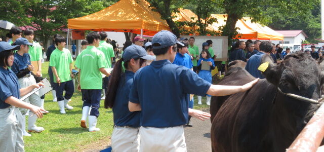 【動物科学科】令和6年農業クラブ家畜審査競技県大会が開催されました！