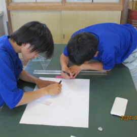 【環境科学科】平板測量競技（校内大会）を開催します