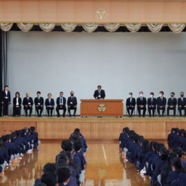 令和7年度　第１学期始業式を行いました