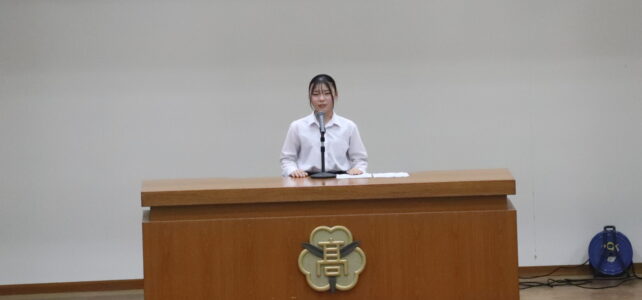 【農業クラブ】出農発表会、鑑定競技校内大会を実施しました。