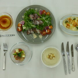【食品科学科（食品栄養コース）】食物調理技術検定１級を受験しました