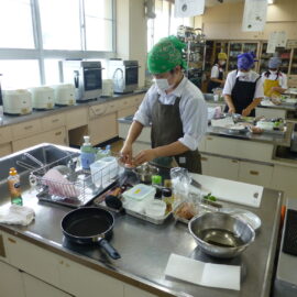 【食品科学科（食品栄養コース）】食物調理技術検定２級を受検しました。
