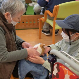 【動物科学科】動物介在活動を実施しました！
