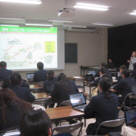 【植物科学科】美味しまね認証の研修会を行いました。