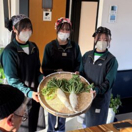 【植物科学科】出雲おろち大根創作料理発表会を行いました！