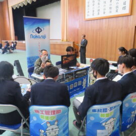 【進路指導部】地元企業ガイダンスを実施しました。