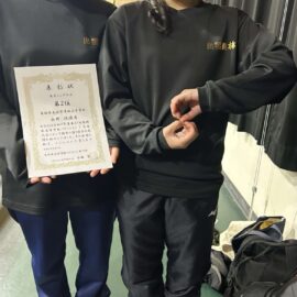 【バドミントン部】大会報告　一年生大会