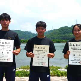 【カヌー部】国スポ中国ブロック大会に出場しました